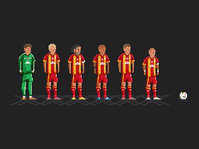 Galatasaray fourth star Heroes pixel art