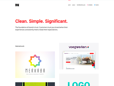New personal website design landing logo portfolio site typography ui ux website