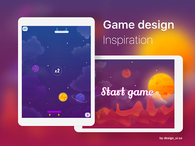 Game Design Concept appdesign game app game art gamedesign illustration ui ux vector
