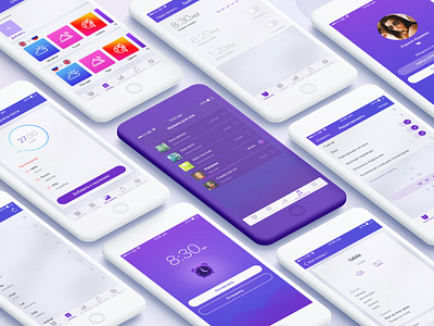 VOCUP - app design for learning languages animation app appdesign design flat icon ios ui ux webdesign