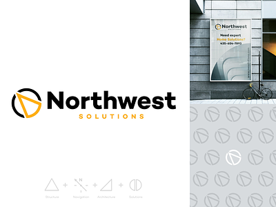 Northwest Solutions animation art brand branding design flat icon illustration logo minimal type typography vector vector art