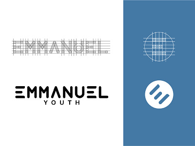 Emmanuel Youth brand branding church design guides icon illustration logo tyopgraphy vector