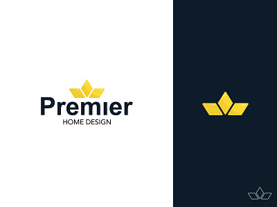 Premier Home Design art brand branding character clean design flat gradient icon identity illustration illustrator lettering logo minimal type typography vector vector art