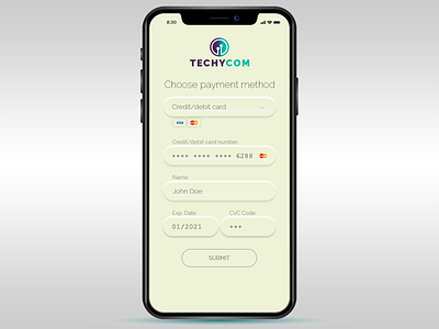 Daily Ui Day 02 - Credit Card Checkout