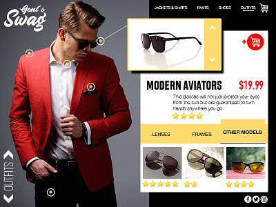 Product Detail Hotspot cart clothing design desktop graphic design shopping ui user centered ux web design