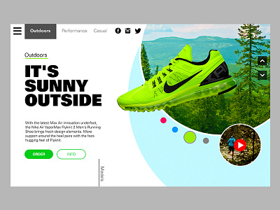 Nike Product page design nike product page prototype shoe ui ux web design