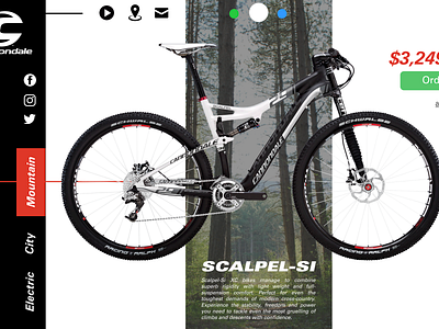 Cannondale Product Page by Ivan Barriga on Dribbble