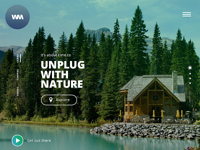 Page Design -Unplug with Nature