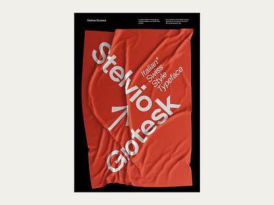 Stelvio Grotesk Posters Collection - 01/10- Italian Swiss Flag