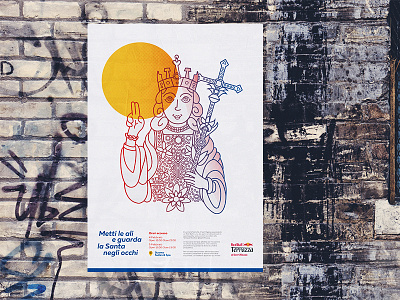 Red Bull - Festival of Saint Agatha event graphic identity illustration poster