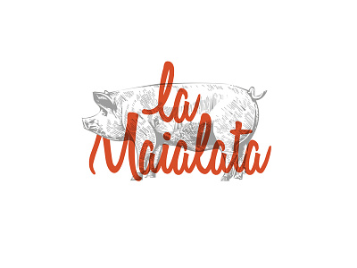 La Maialata - Branding branding design graphic identity logo pork visual