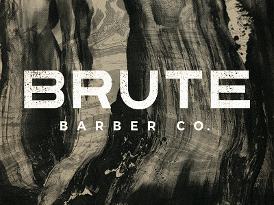 Brute Barber Co. art direction barber logo barbershop branding branding design creative direction logo design