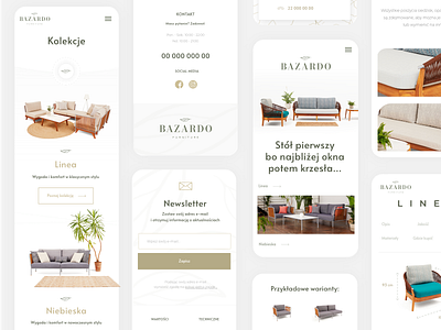 Mobile website - Furniture store