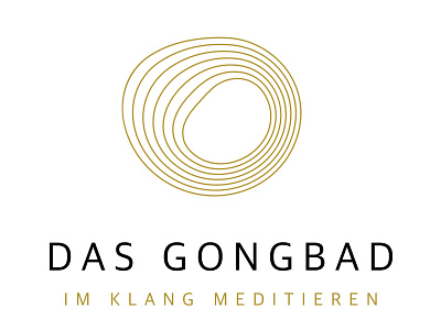 DAS GONGBAD FULL COLOR LOGO branding design logo design minimalist soundwave theraphy