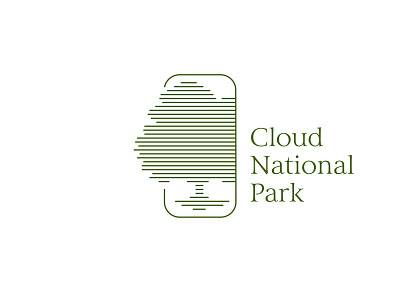 Cloud National Park | Daily Logo Challenge: Day 20 brand branding creative dailylogo dailylogochallenge design icon id identity identity branding illustration illustrator lettering logo mark system typography ugotdesign urbangodlewski vector