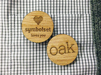 oak buttons