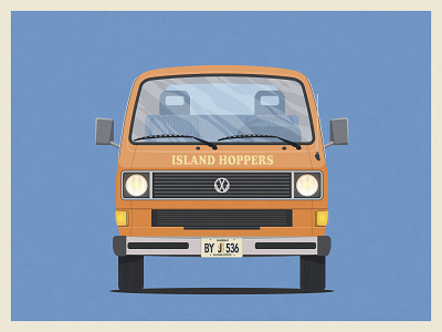 Magnum PI TCs van 80s automotive car illustration illustrator magnumpi tomselleck transporter tvshow van vector vehicle vw