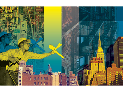 NYC hip hop collage