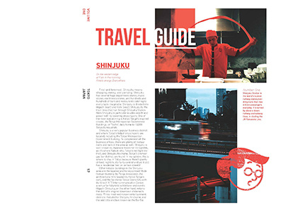 Japan Travel guide design editorial typography