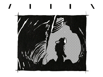 Alien snapshot #1 alien astronaut black and white comic film halftone horror illustration minimalist monochrome movie sci fi