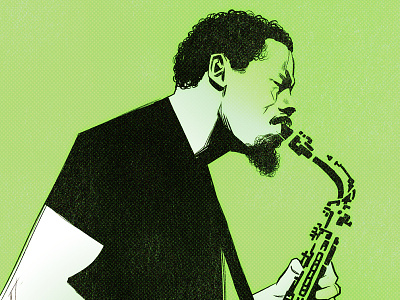 Eric Dolphy dolphy eric dolphy illustration jazz music musician saxophone saxophonist
