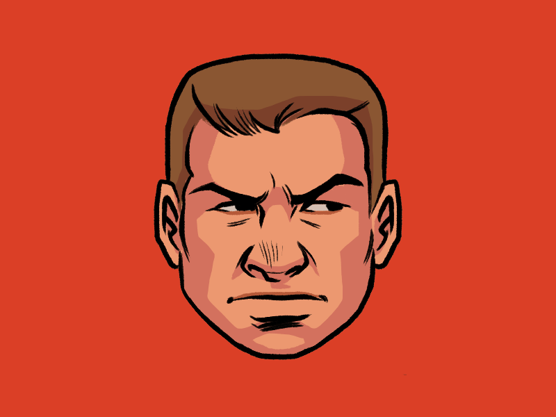 DOOMED animation character design doom doomguy fanart games gif hell horror id software illustration sci fi