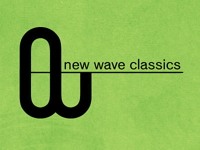 New Wave Classics art direction book branding design logo retro sci fi typography