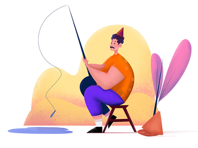 Day 2 : Fishing illustration