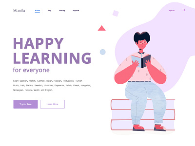 Happy Learning Illustration