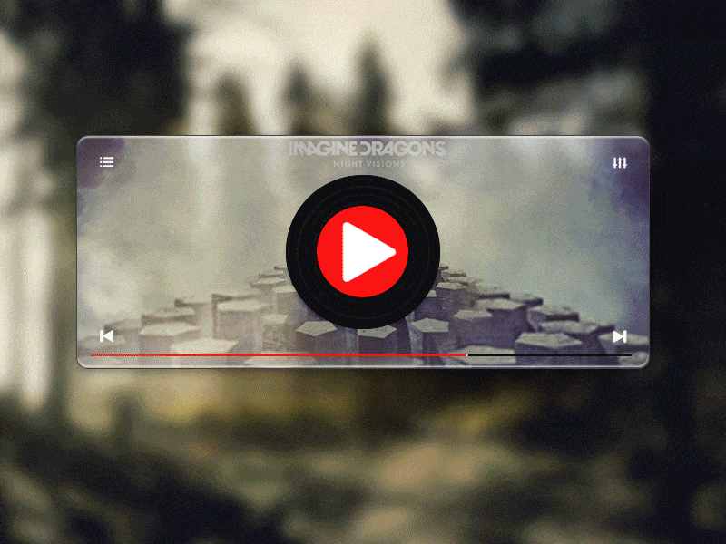 Daily UI #009 - Music Player
