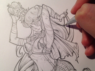 Princess art pencil princess redisoj sketch woman