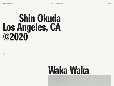Waka Waka, Collection N°02 — 003 architecture chair chairs furniture los angeles losangeles portfolio typography