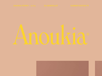 Anoukia In Pink — 003 animation deformation design folio javascript motion portfolio typography wave webgl