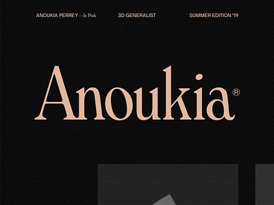 Anoukia In Pink — 004 animation deformation design folio javascript motion portfolio transition typography wave webgl