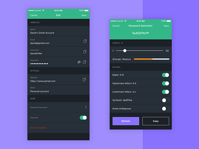 Password management app 2/2