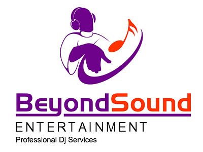 DJ Logo beyond dj entertainment logo