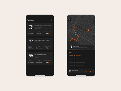 Delivery check UI