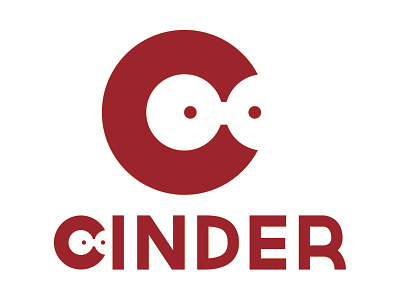 Cinder Logo c glasses logo