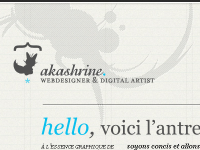 Akashrine portfolio webdesign wip
