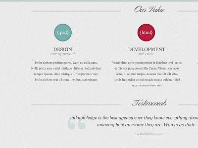 Fictional Agency V2 webdesign