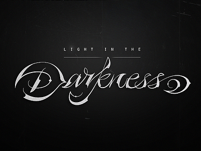 Darkness caligrafía calligraphy lettering letters type typo typography