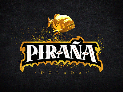 Piraña Dorada calligraphy lettering letters type typography