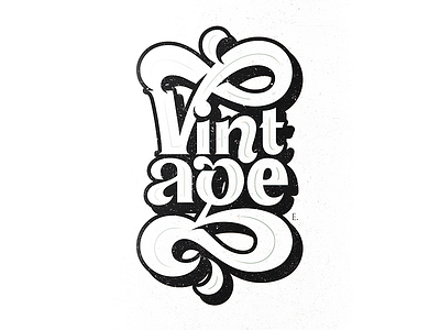 Vintage caligrafía calligraphy lettering type typo typography vintage