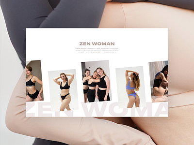 FIT&ZEN SPORTSWEAR clothing e commerce fitness sport store ui webdesign