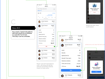 Beep Test / Yo-Yo Test design interface design ux