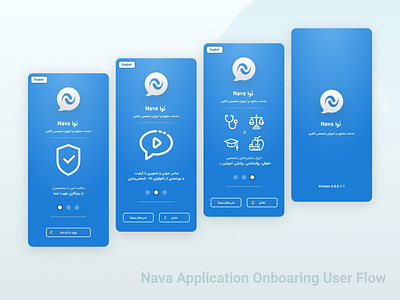 Nava application Onboarding User Flow figma interface onboarding ui