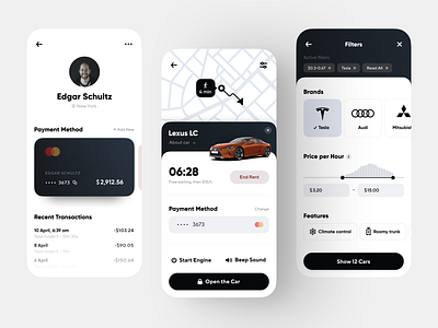 Car Rental App Concept