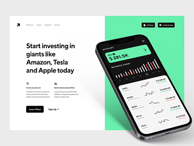 Promo Landing Page For Investment App
