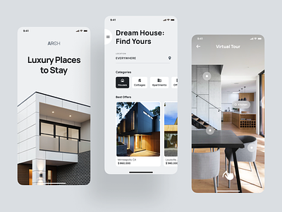 Elite Apartments Rental App Design
