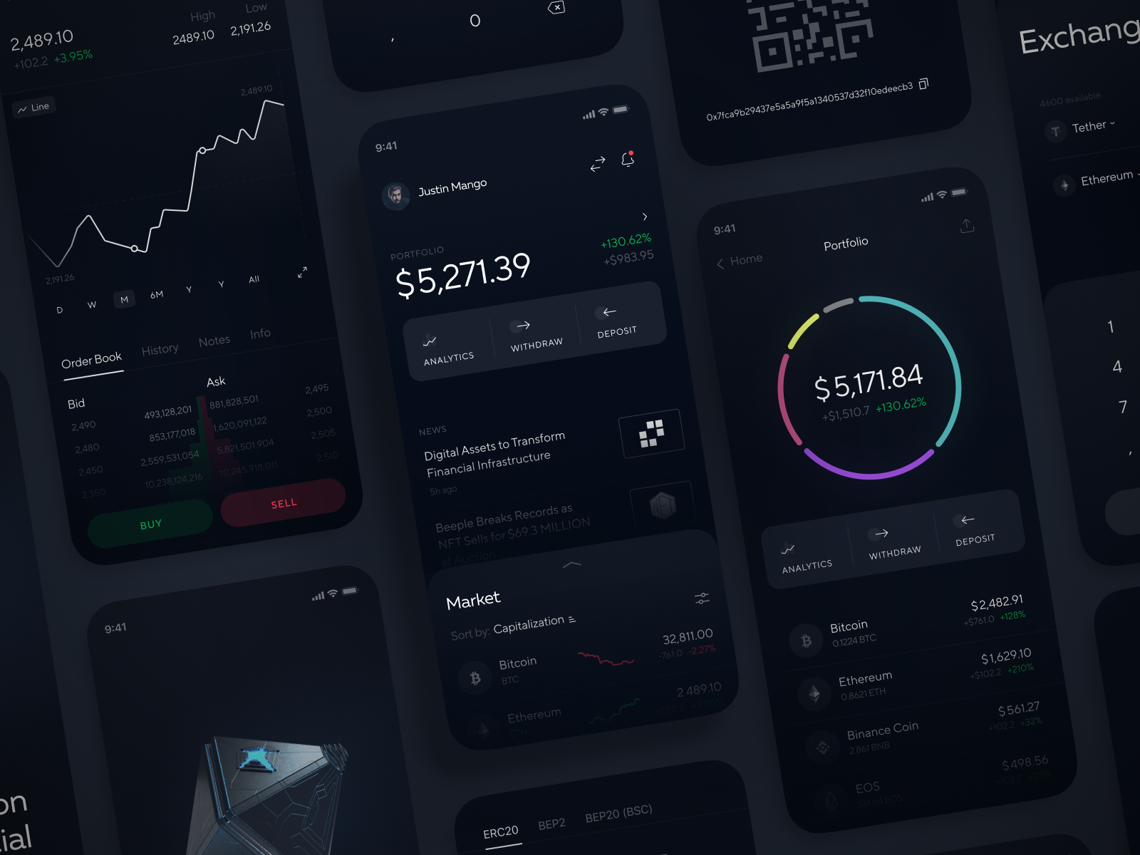 Crypto Trading App by Conceptzilla on Dribbble